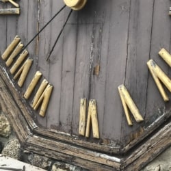 Our Weathered Town Clock