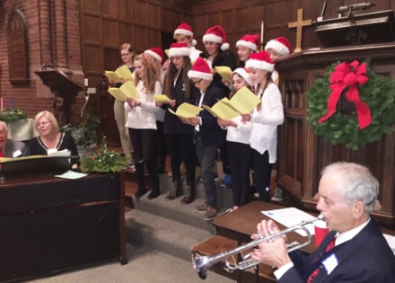 Caroling at FPCW