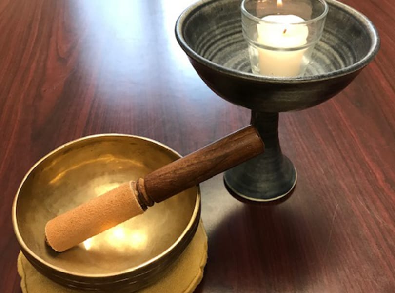 candlelight and incense